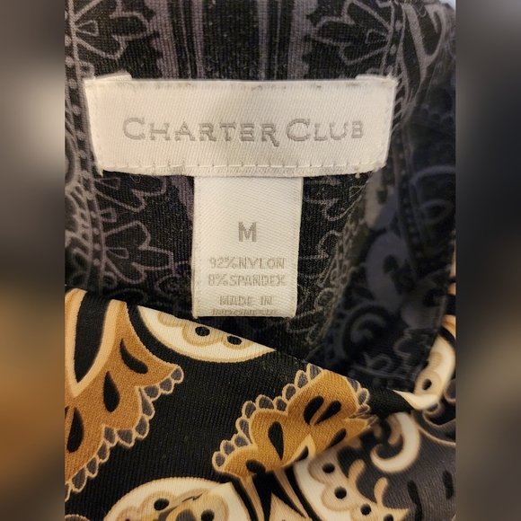 Charter Club tunic style top Med - Picture 3 of 3
